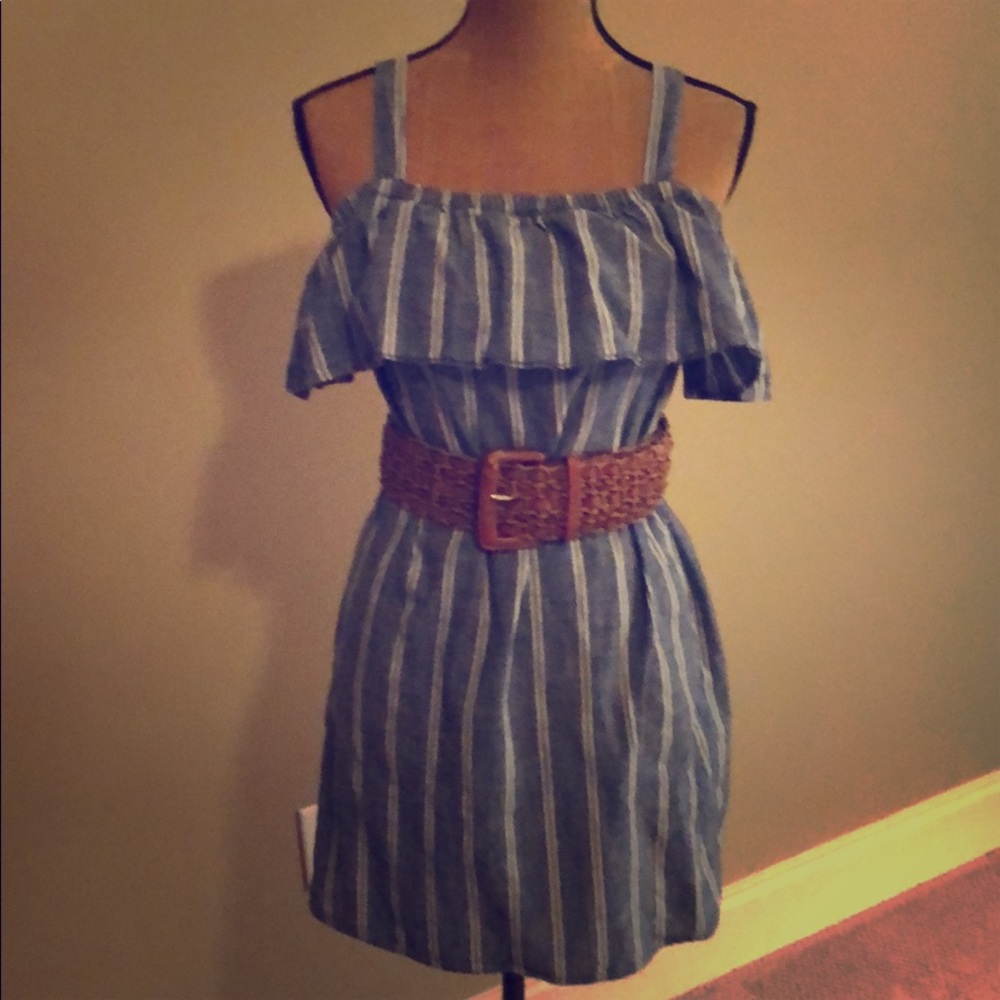Lightly used J. Crew denim dress!!